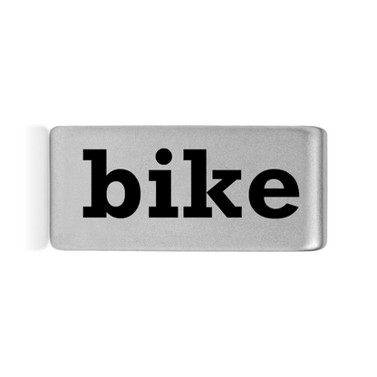 Bike Badge Silver 12mm