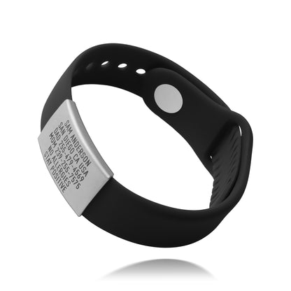 Wristband ID - Sleek (Silver)