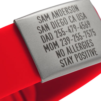 Wristband ID - Sleek (Silver)