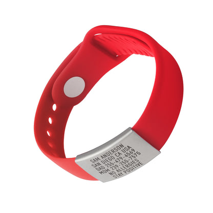 Silicone Wristband ID - Sleek