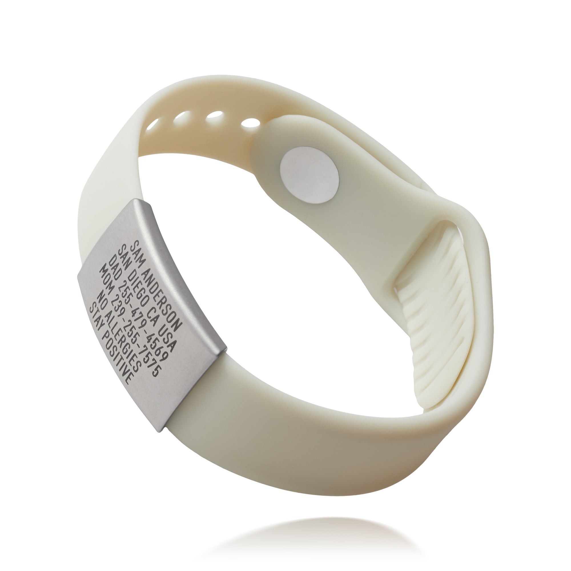 Wristband ID - Sleek (Silver)