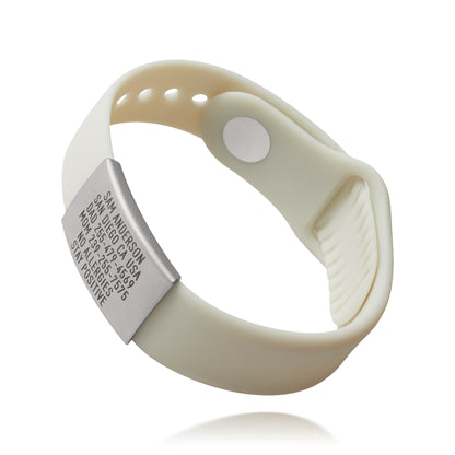 Wristband ID - Sleek (Silver)
