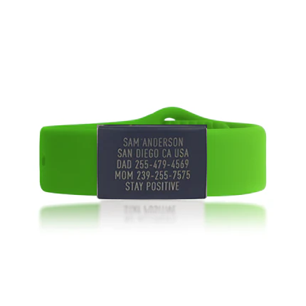 Wristband ID - Sleek (Silver)