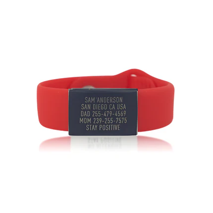 Wristband ID - Sleek (Silver)