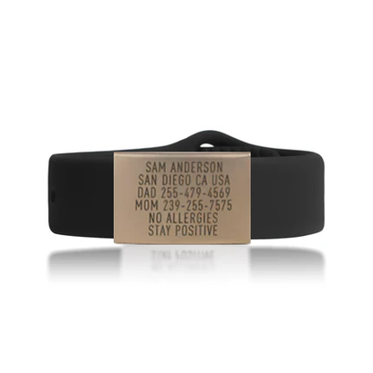 Wristband ID - Sleek (Silver)