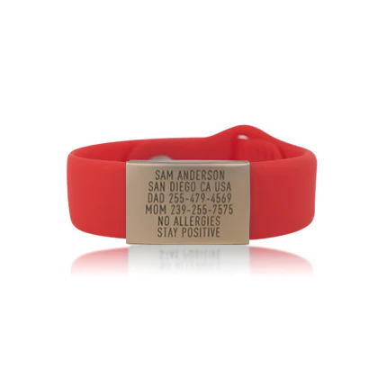 Wristband ID - Sleek (Silver)