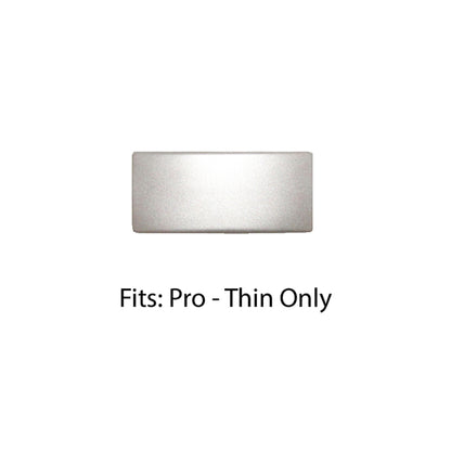 Silver Custom replacement ID tag for Pro Thin silcone wristband IDs