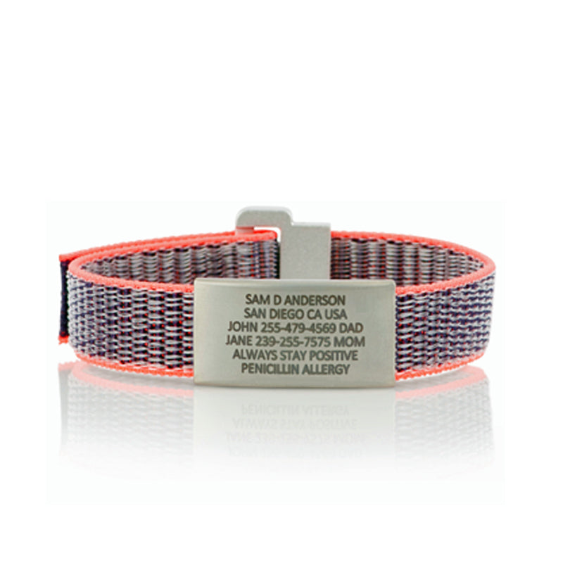 Wristband ID - Stride Thin (Silver)